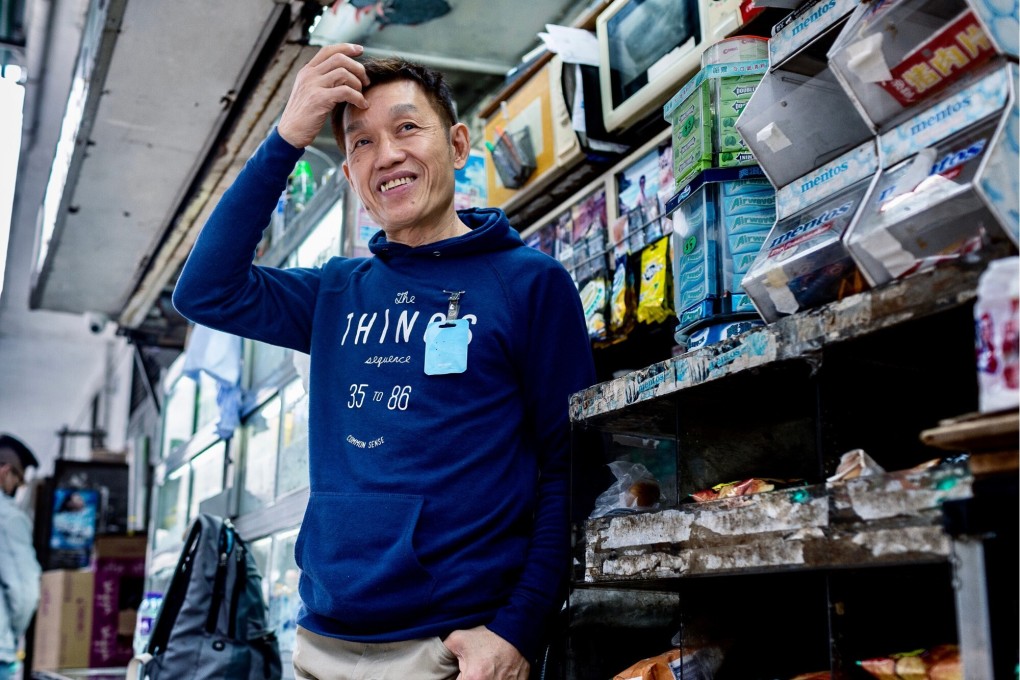Convenience stall vendor “Hong” in Lai Chi Kok, Hong Kong, has been working at the same spot for 53 years, since he was 12. He is one of many people featured on the online platform Hong Kong Shifts. Photo: Hong Kong Shifts