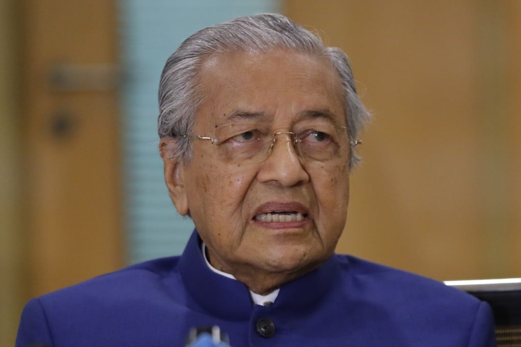 Malaysia’s former Prime Minister Mahathir Mohamad speaks during a press conference in Kuala Lumpur on August 7. Photo: EPA
