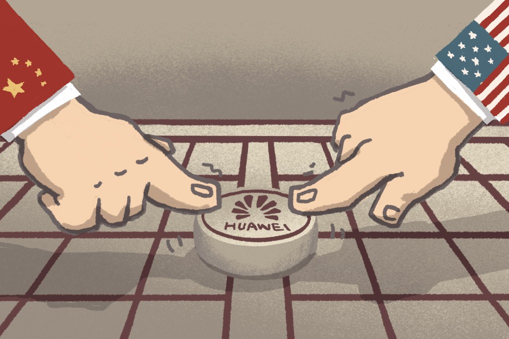 With Washington tightening its grip over Huawei's access to US core tech like semiconductors, the company is facing an uncertain future. SCMP illustration by Perry Tse