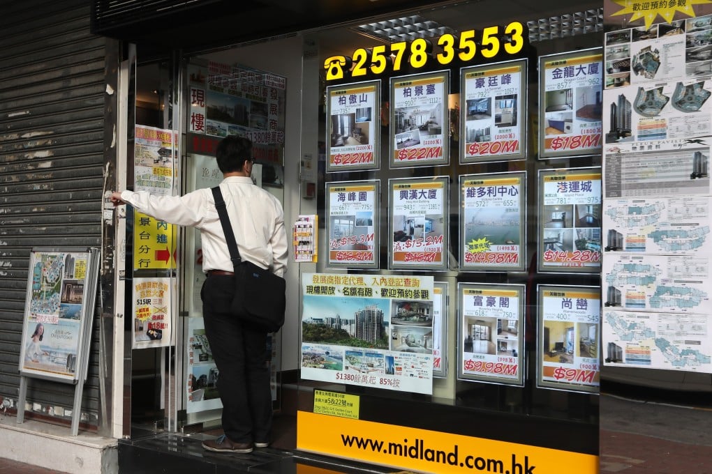 Midland, one of Hong Kong’s largest property agents, lost HK$24.3 million (US$3.1 million) in the first half. Photo: Xiaomei Chen