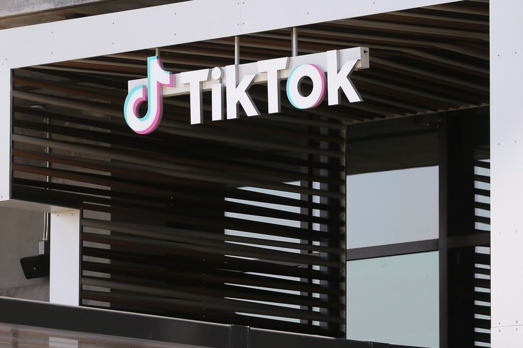 The TikTok logo is displayed outside a TikTok office on August 27, 2020 in Culver City, California. Photo: AFP