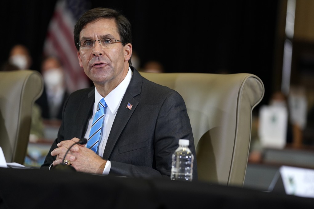 US Defence Secretary Mark Esper. Photo: AP