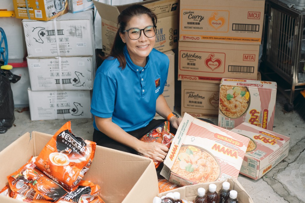 Photographer Mita Kelder organised donations of food and toiletries for Singapore’s migrant workers when their dormitories were forced into lockdown during the coronavirus pandemic. Performing acts of kindness like this can improve our mental and emotional well-being. Photo: Mita Kelder