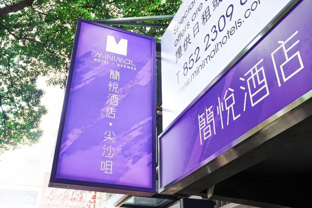 The owners of the building, which has been converted into Minimal Hotel Avenue, in Tsim Sha Tsui, sued to recover 10 months of unpaid rent. Photo: Handout