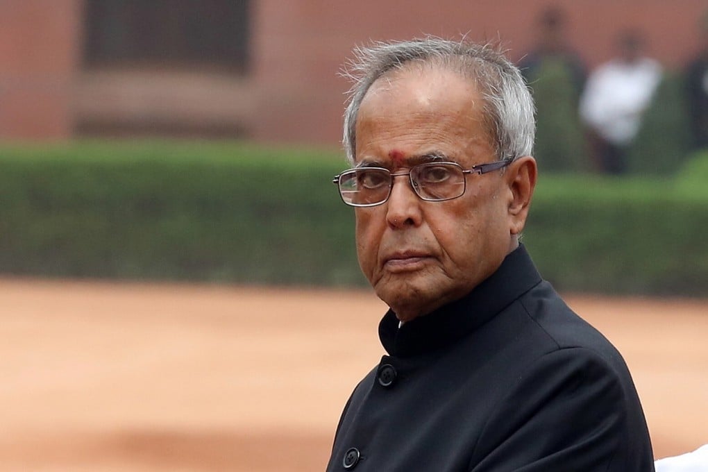 Former president of India Pranab Mukherjee is seen in 2012. He died on Monday aged 84. Photo: EPA-EFE