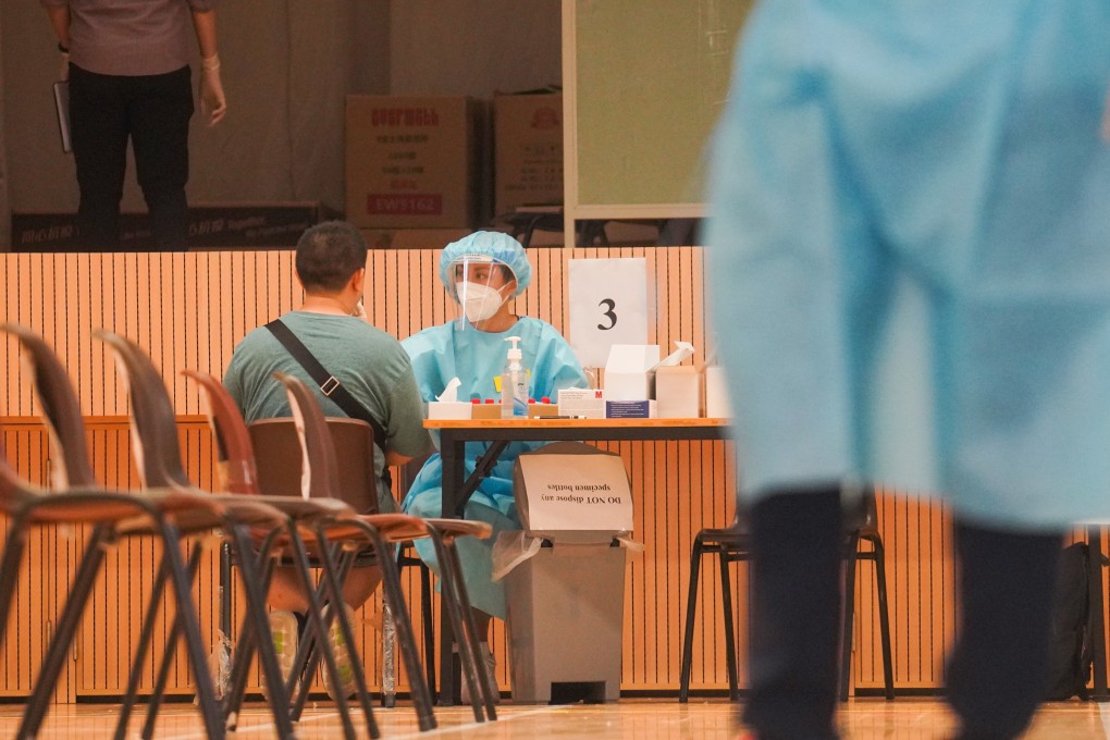 A testing facility in Wong Tai Sin. Photo: Winson Wong
