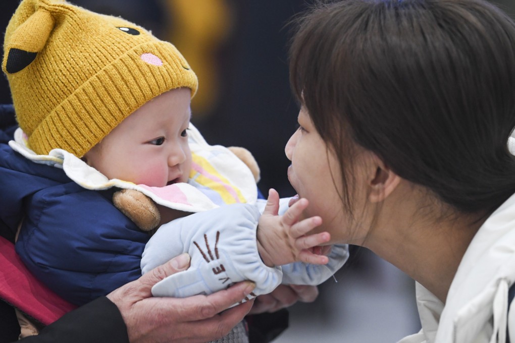 In 2017 in China, there were nearly 112 male births for every 100 female births. Gender disparity shows up in other ways throughout a woman’s life, from education to work opportunities to unpaid care, according to a report by the Chinese government. (Xinhua/Wang Quanchao)