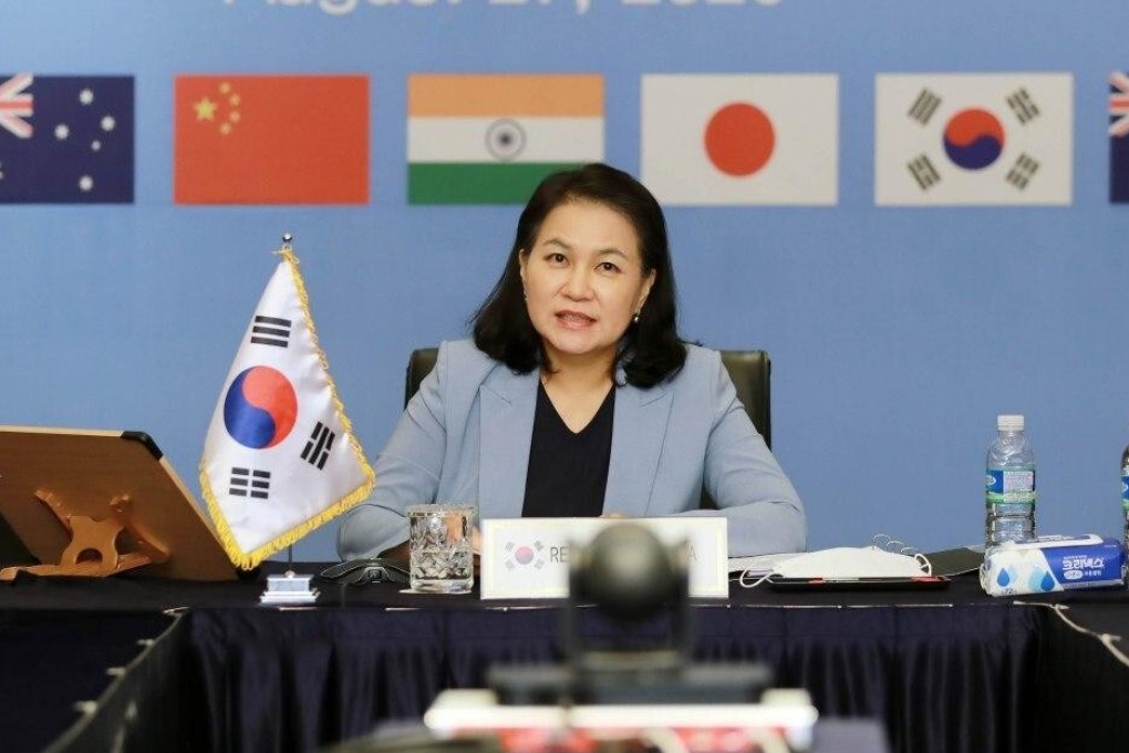 South Korean Trade Minister Yoo Myung-hee is in the running to lead the World Trade Organisation (WTO). Photo: Twitter
