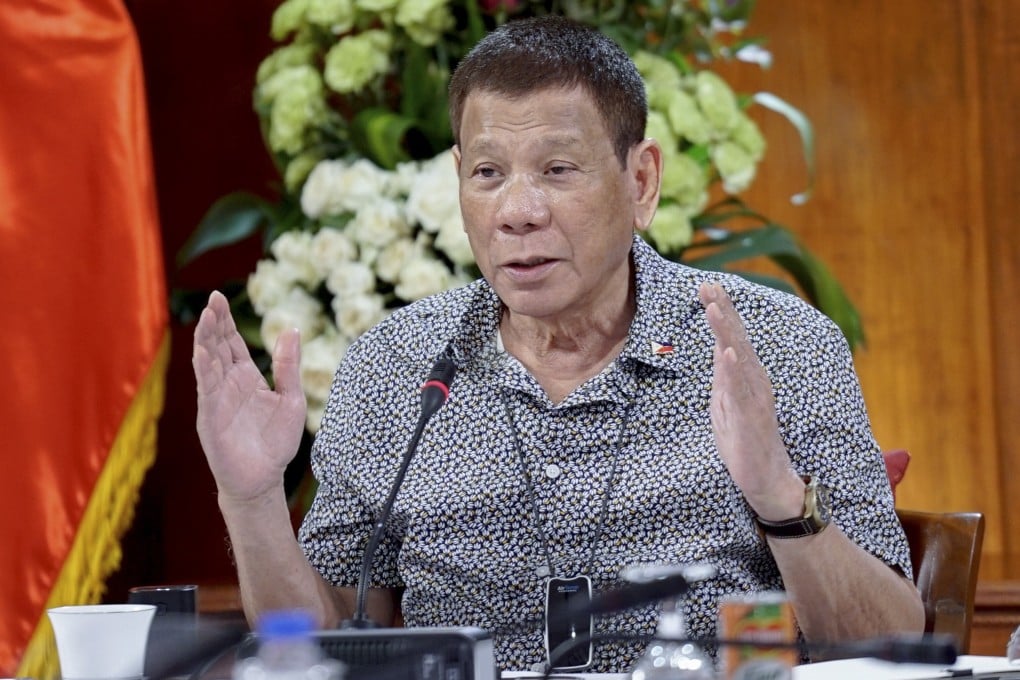 Philippine President Rodrigo Duterte has said infrastructure projects with Chinese-owned companies would go ahead, and the country will not follow the US lead in blacklisting companies involved in building artificial islands. Photo: AP
