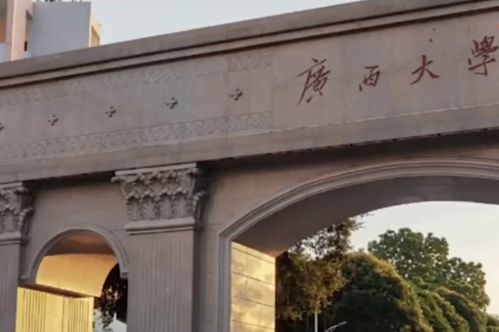 Guangxi University’s safety guide for first-year female students advises them not to wear clothes that could arouse “temptation”. Photo: Weibo