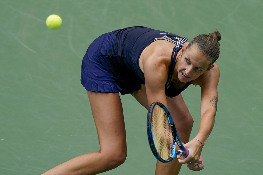 Top seed Karolina Pliskova has been knocked out of the US Open in round two. Photo: AP