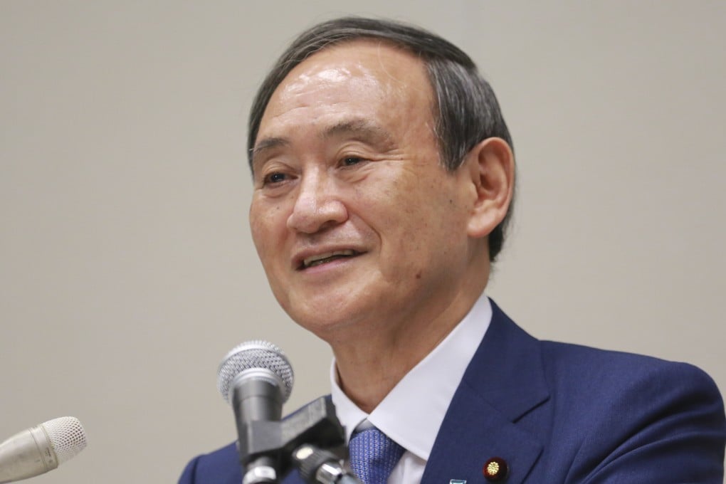 Japanese Chief Cabinet Secretary Yoshihide Suga is running for the leadership of the LDP. Photo: AP