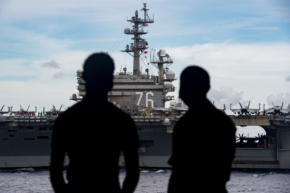 US military personnel during operations in the South China Sea. Photo: EPA-EFE
