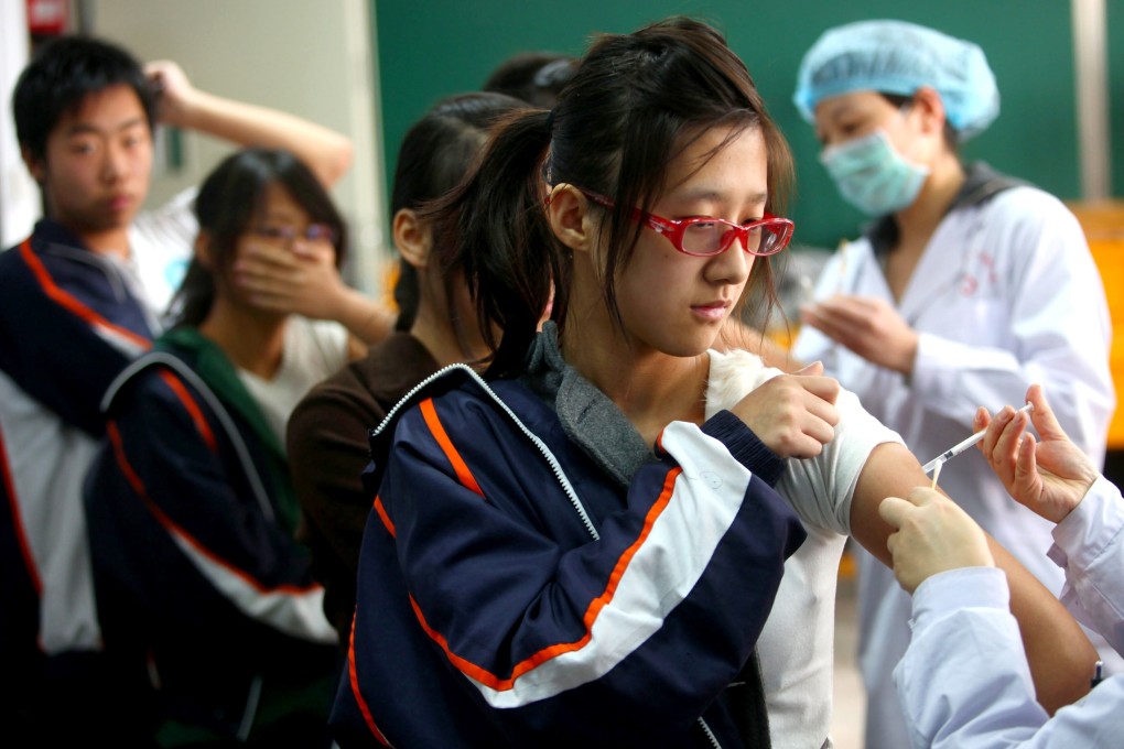 About 30 million flu shots are usually given in China each year, according to official data. Photo: AFP