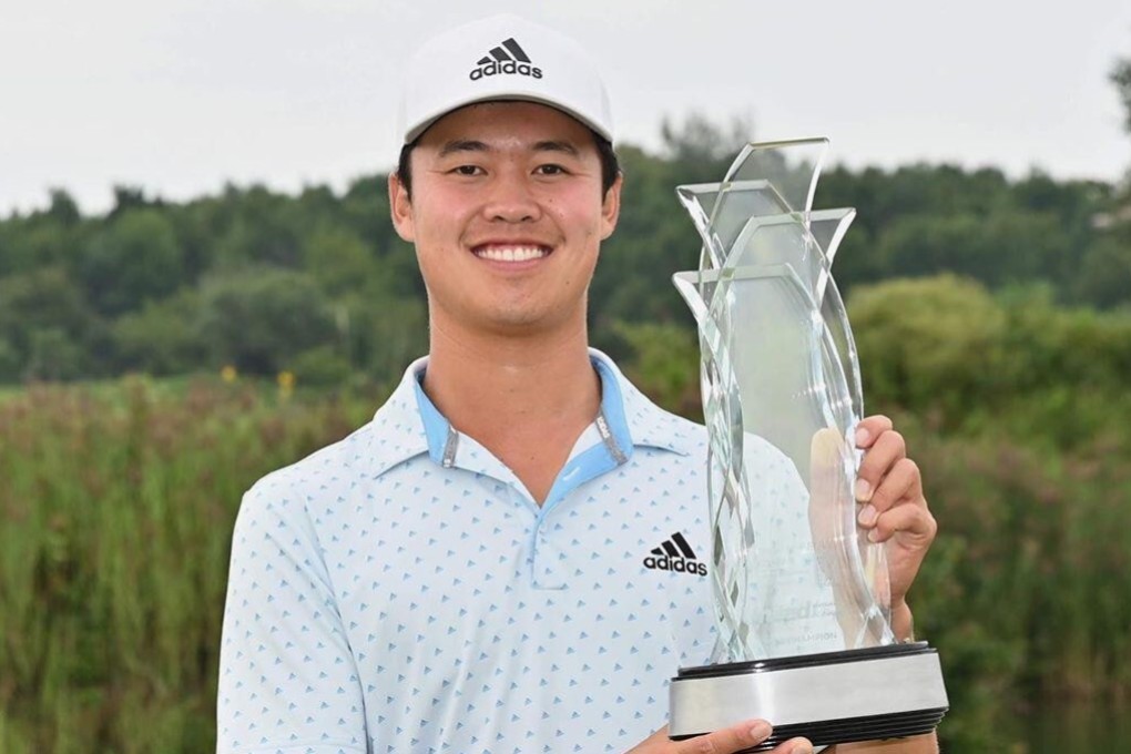 Brandon Wu wins his first Korn Ferry Tour Championship at the Victoria National Golf Club in Indiana. Photo: Handout