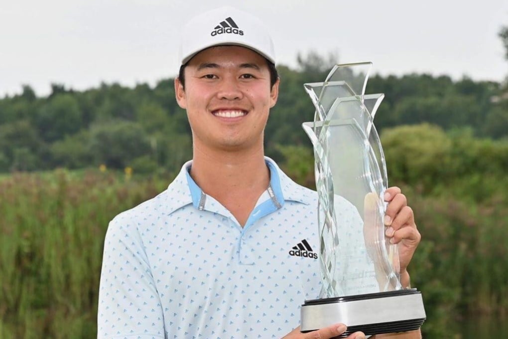 Brandon Wu wins his first Korn Ferry Tour Championship at the Victoria National Golf Club in Indiana. Photo: Handout