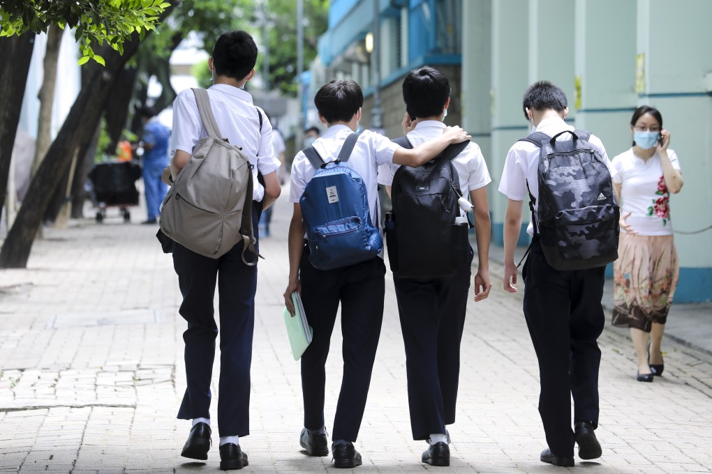 Hong Kong students will return to physical classes this month and the government wants staff, children and parents to undergo Covid-19 testing. Photo: Dickson Lee