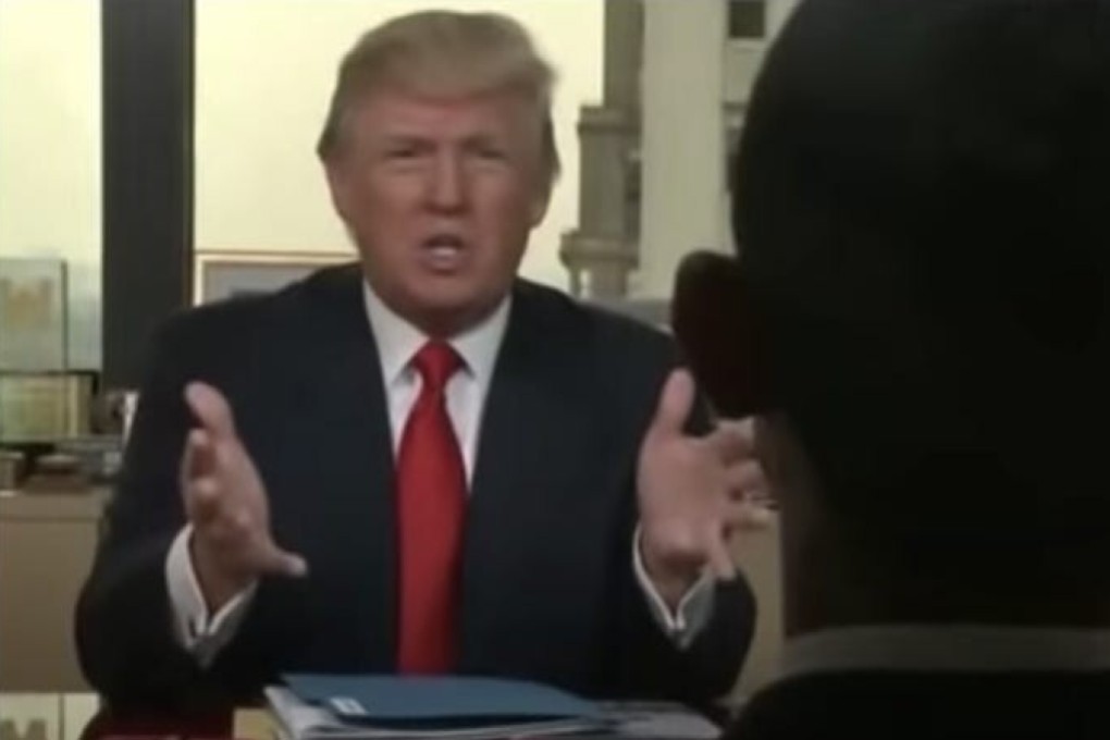 In a 2013 video, Donald Trump “fires” an actor playing then US President Barack Obama. Photo: YouTube