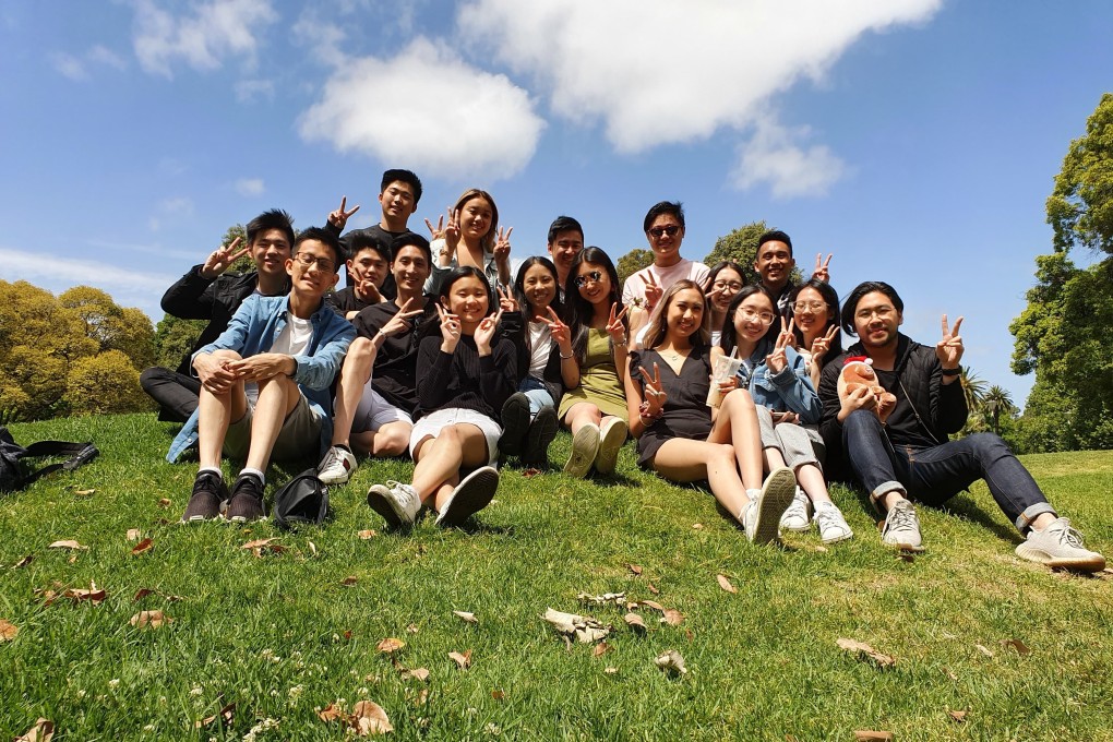 The team behind Subtle Asian Traits pictured in Melbourne, Australia, in 2019. The Facebook group of over 1.8 million members has recently provided a platform for Asians to express their frustration over racism related to the pandemic. Photo: Subtle Asian Traits