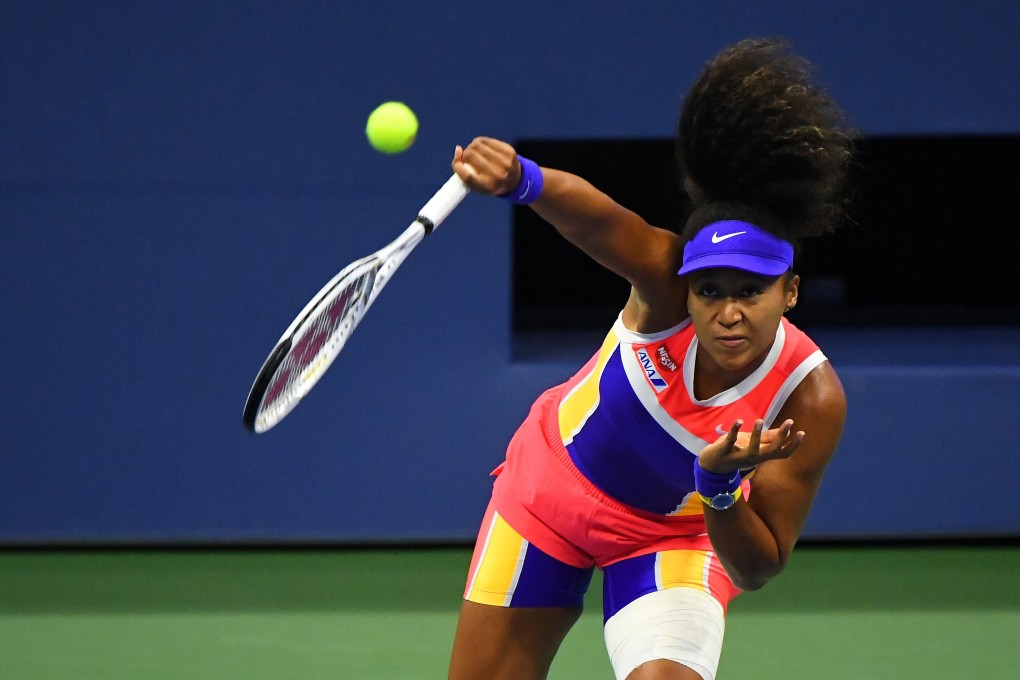 Naomi Osaka defeated Anett Kontaveit to move into the quarter-finals of the US Open in New York. Photo: USA Today
