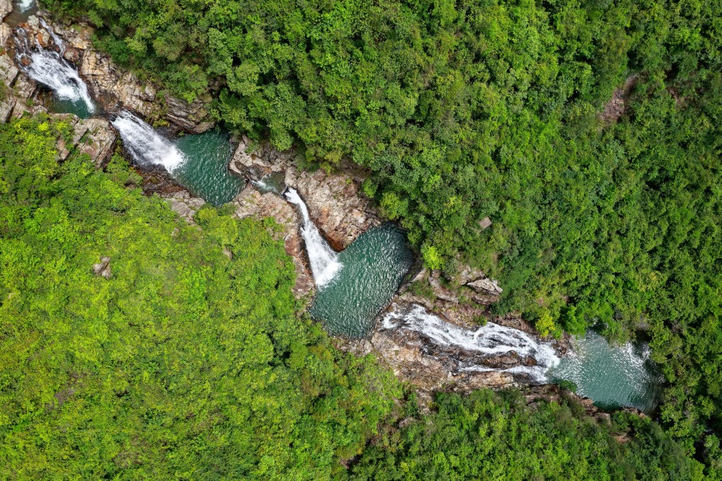 A series of waterfalls at Yi On the west coast of Lantau in Hong Kong. Take advantage of our rainy summer by visiting such scenic spots. Photo: Martin Williams