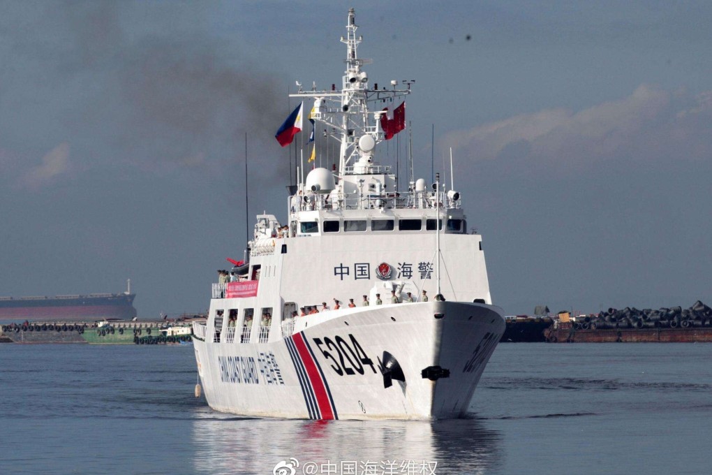 A photo from Weibo of the Chinese Coast Guard.