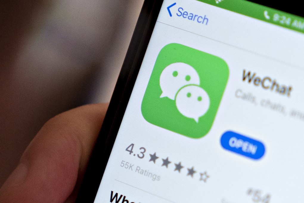 WeChat, which is owned by Tencent Holdings, has been threatened with a ban in the US. Photo: Bloomberg
