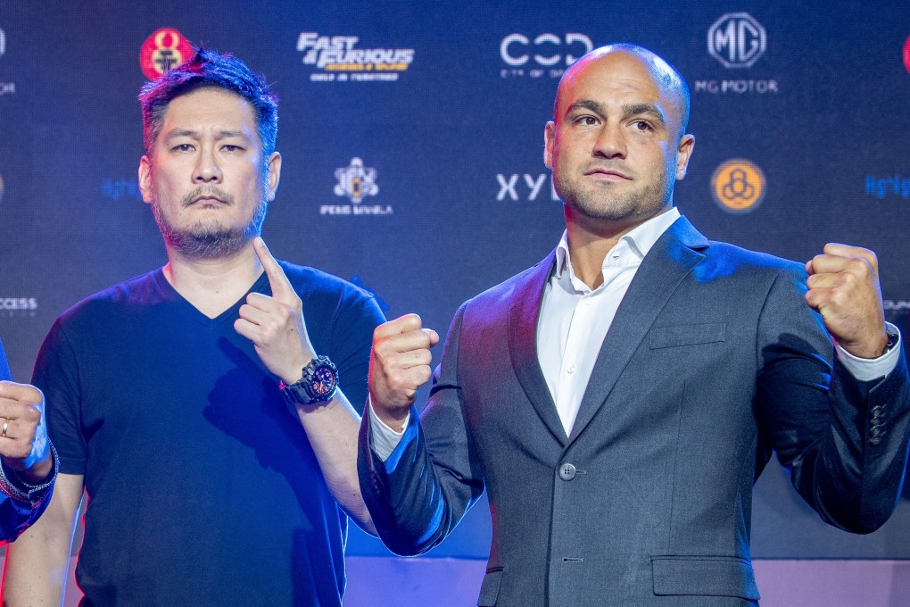 Eddie Alvarez (right) with ONE CEO Chatri Sityodtong ahead of his fight against Eduard Folayang in Manila. Photos: ONE Championship