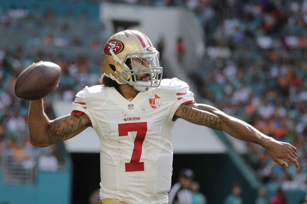Video gamers can now play as Colin Kaepernick in the popular Madden NFL franchise. Photo: AP
