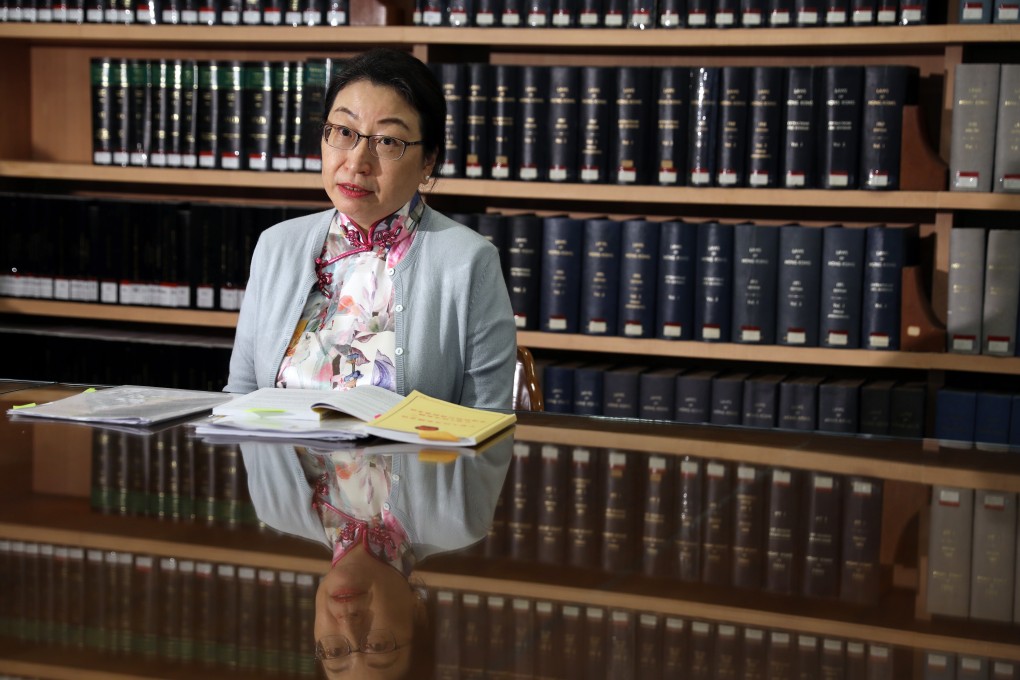 Secretary for Justice Teresa Cheng is interviewed by the Post in June. Photo: Nora Tam