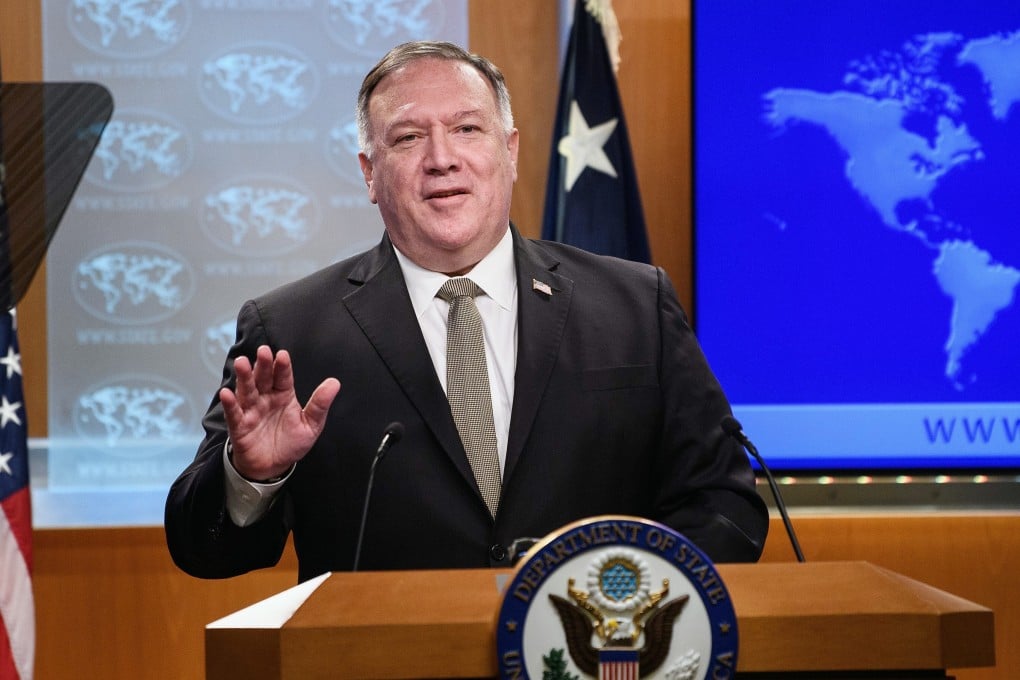US Secretary of State Mike Pompeo said China does not respect democratic values and principles of sovereignty, quality and territorial integrity. Photo: AP