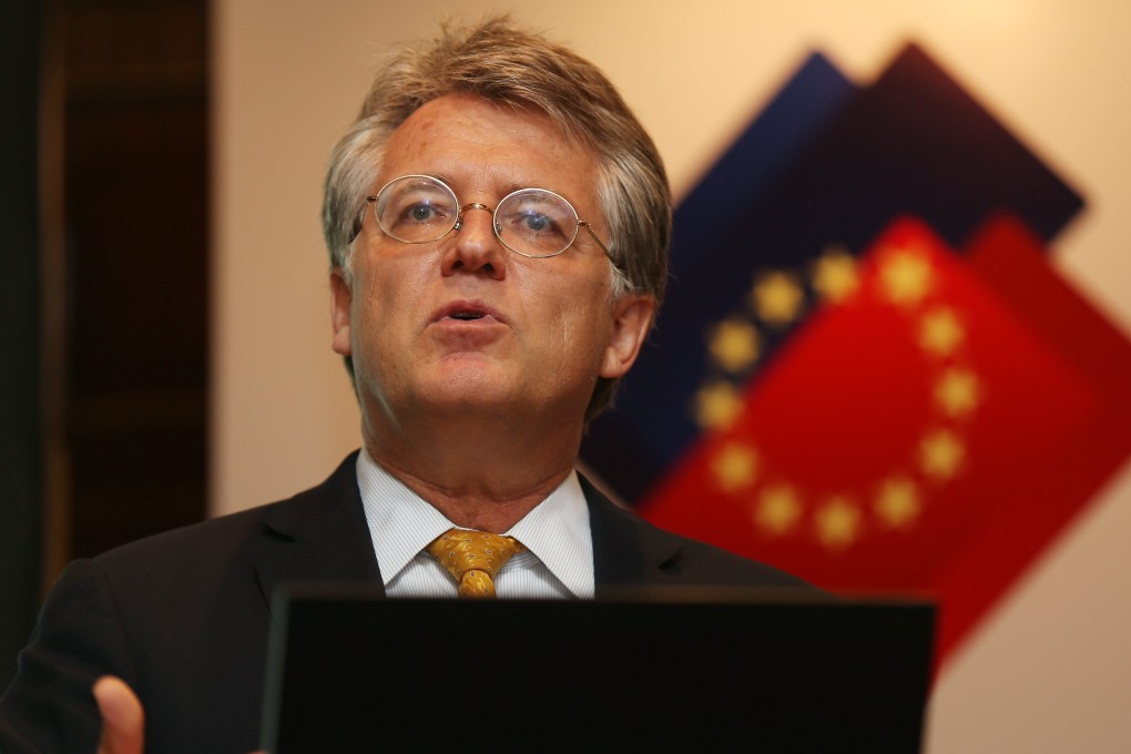 Foreign firms in China are “navigating a political minefield during a health crisis of truly overwhelming proportions”, according to Joerg Wuttke, president of the EU Chamber of Commerce in China. Photo: EPA