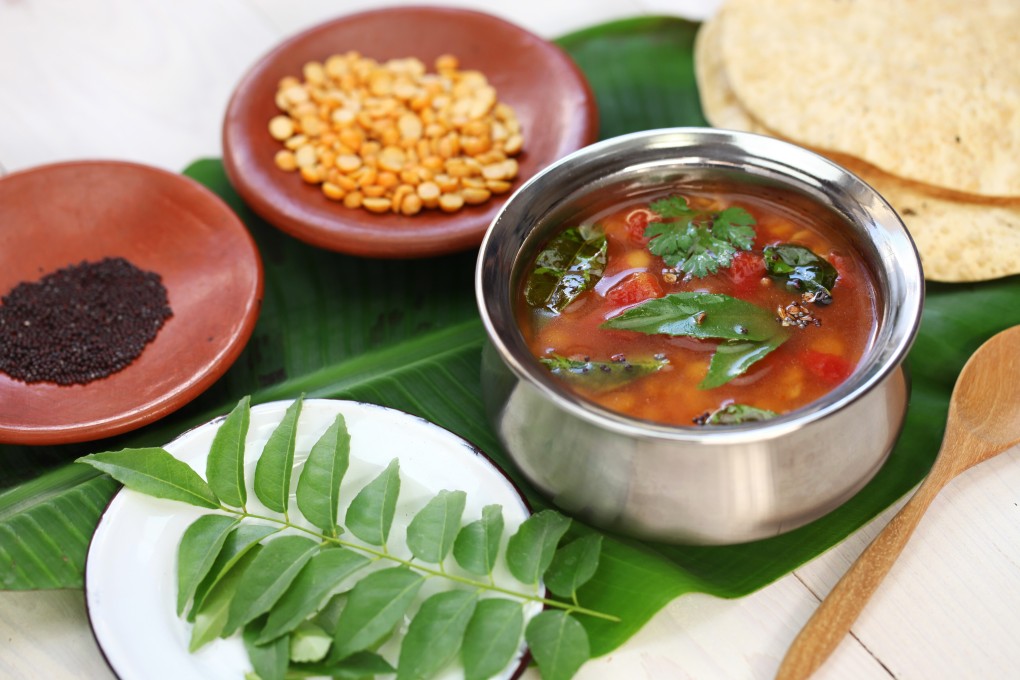 Rasam is a South Indian soup with a mix of flavours, made using tamarind extract, tomatoes, spices and sometimes lentils. Photo: Shutterstock