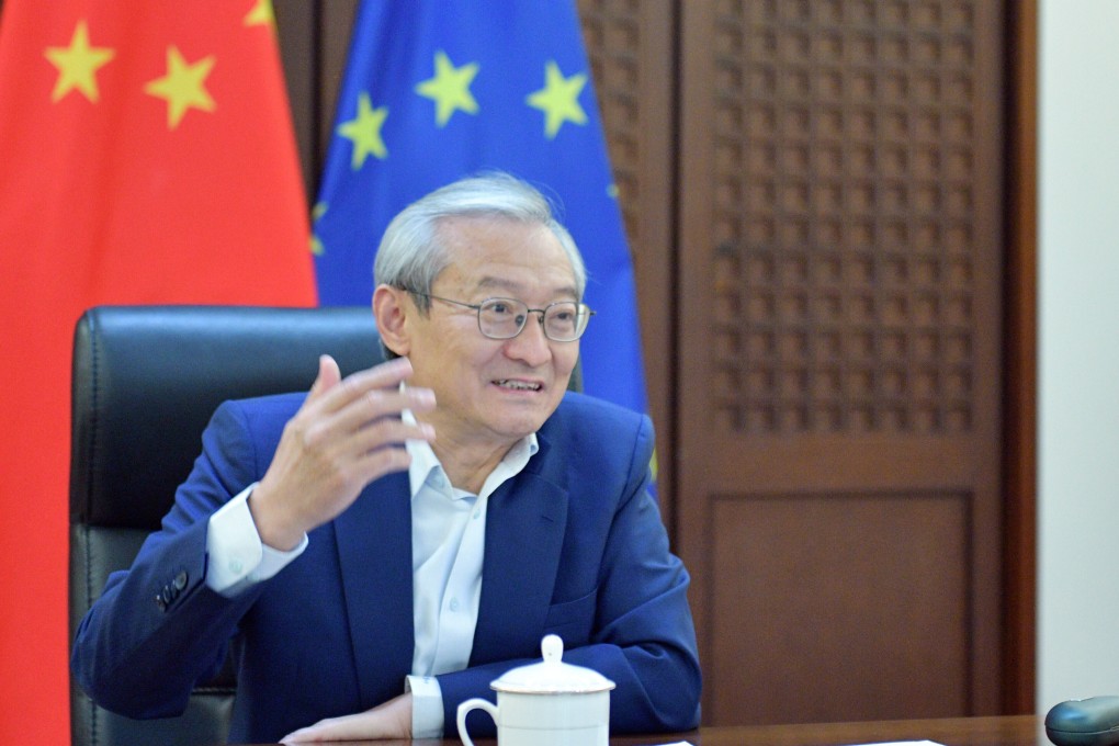 China’s envoy to the EU Zhang Ming said the two sides “should make the right choice between opening doors and shutting doors”. Photo: Handout