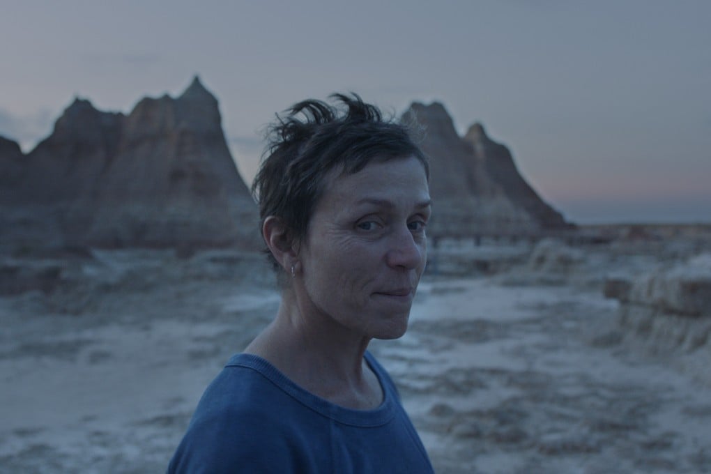 Frances McDormand in a still from Nomadland. Photo: Courtesy of Searchlight Pictures. © 2020 20th Century Studios