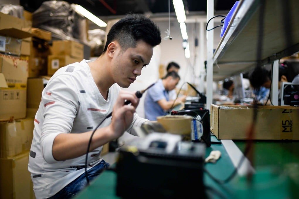 China is aggressively expanding its domestic tech sector in the face of US sanctions. Photo: AFP