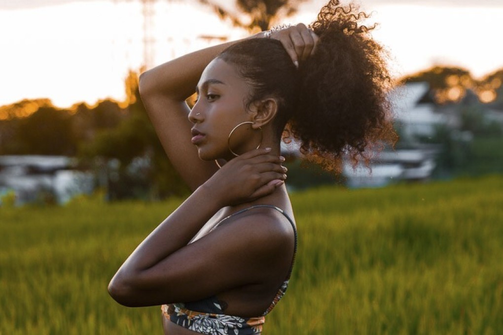 Model Monalisa Sembor from Papua, Indonesia. She says the journey to accept her natural hair was a long one, given the racist comments it often draws. Photo: courtesy Monalisa Sembor
