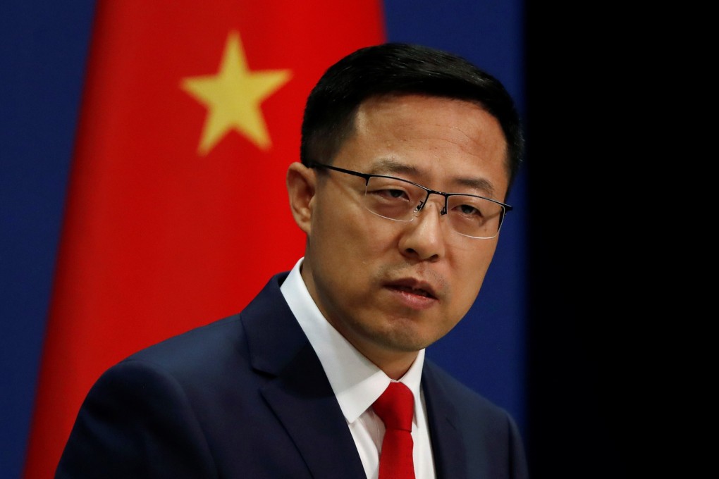 Foreign ministry spokesman Zhao Lijian urged Washington to “immediately correct its mistakes”. Photo: Reuters