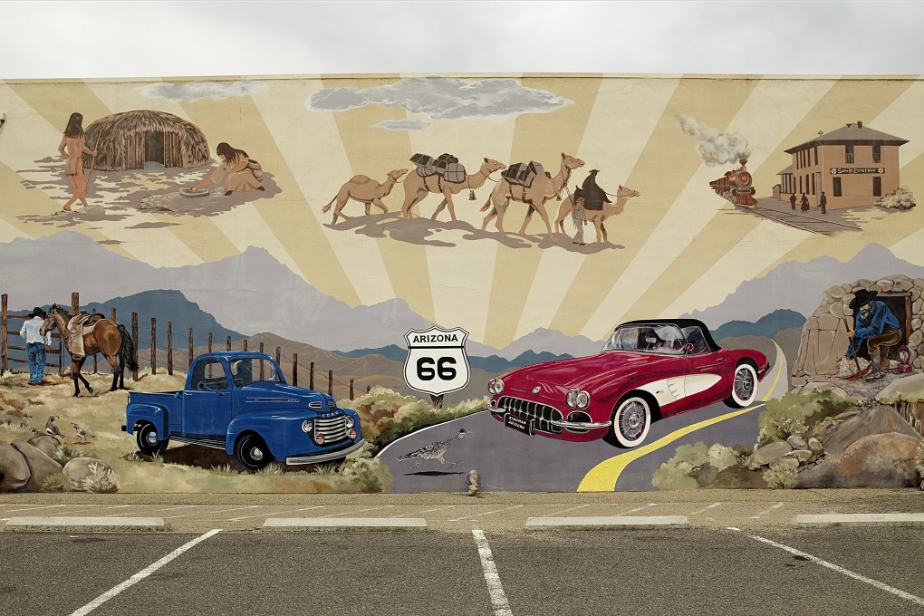 A mural on Route 66, in Arizona, in the United States. Photo: Getty Images