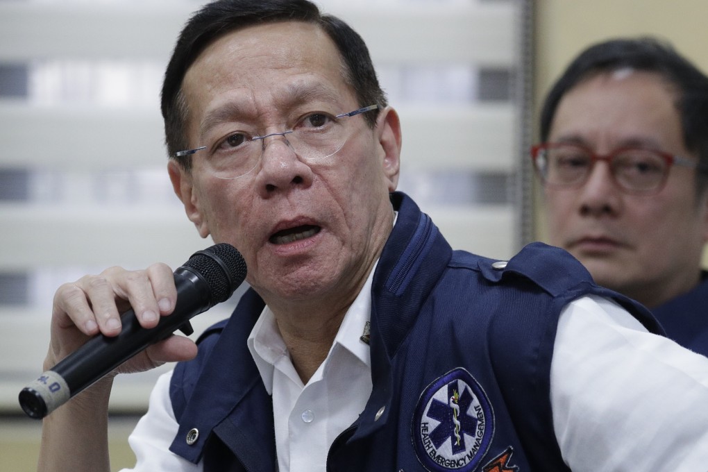 Philippine health secretary Francisco Duque III has come under much criticism for his handling of the Covid-19 outbreak. Photo: AP
