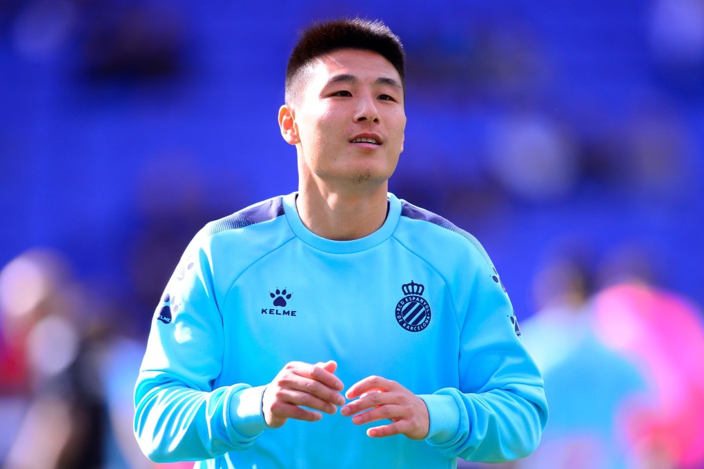 Espanyol’s Chinese forward Wu Lei made a winning start to life in Segunda Division. Photo: AFP