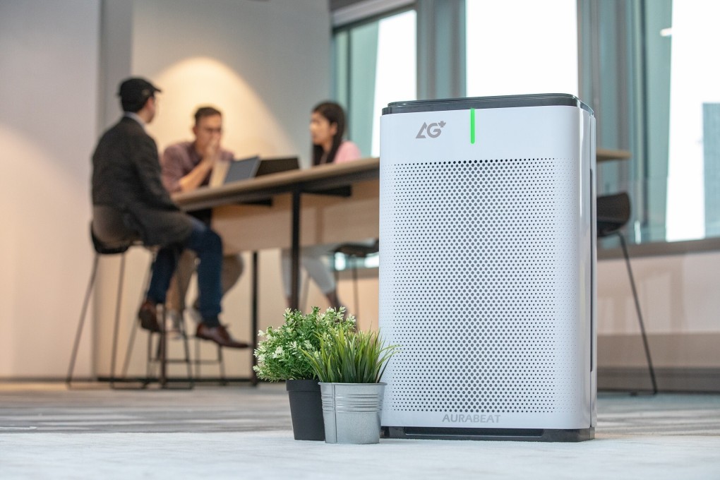 Aurabeat Technology’s air purifier. Photo: Handout