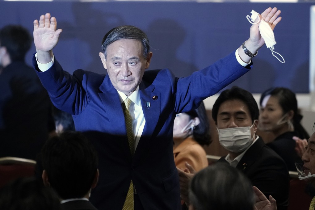Yoshihide Suga was elected as new head of Japan’s ruling party at the LDP’s leadership election on Monday. Photo: AP