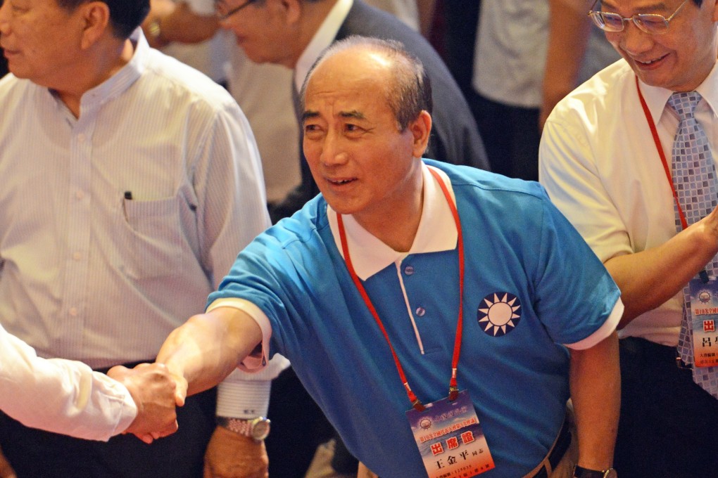 Former Taiwan legislature speaker Wang Jin-pyng was expected to head a KMT delegation to a forum in Xiamen but their trip has been cancelled. Photo: AFP