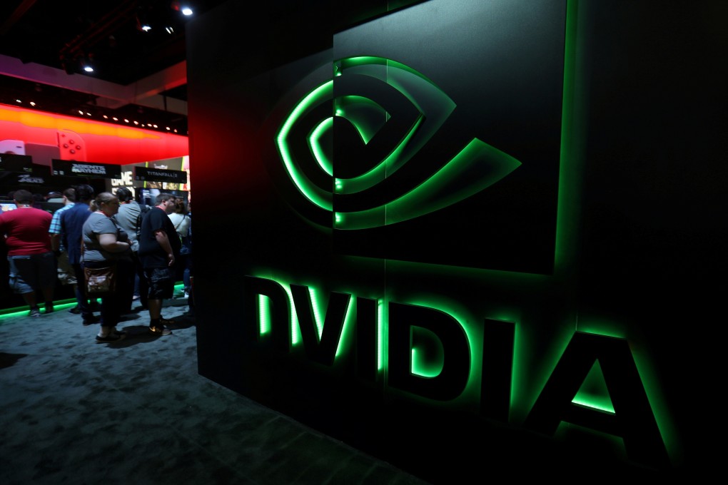 Graphics chip designer Nvidia Corp’s booth is shown at the 2017 Electronic Entertainment Expo in Los Angeles, California. Photo: Reuters