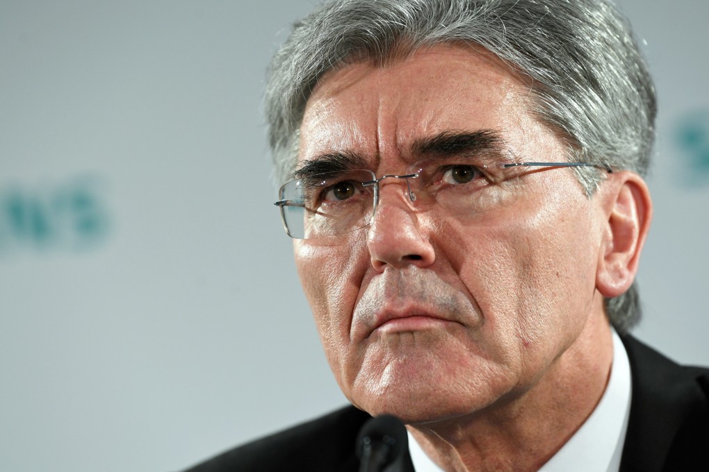 Siemens CEO Joe Kaeser says “as long as Beijing adheres to the one country, two systems agreement, German business can handle it”. Photo: Reuters