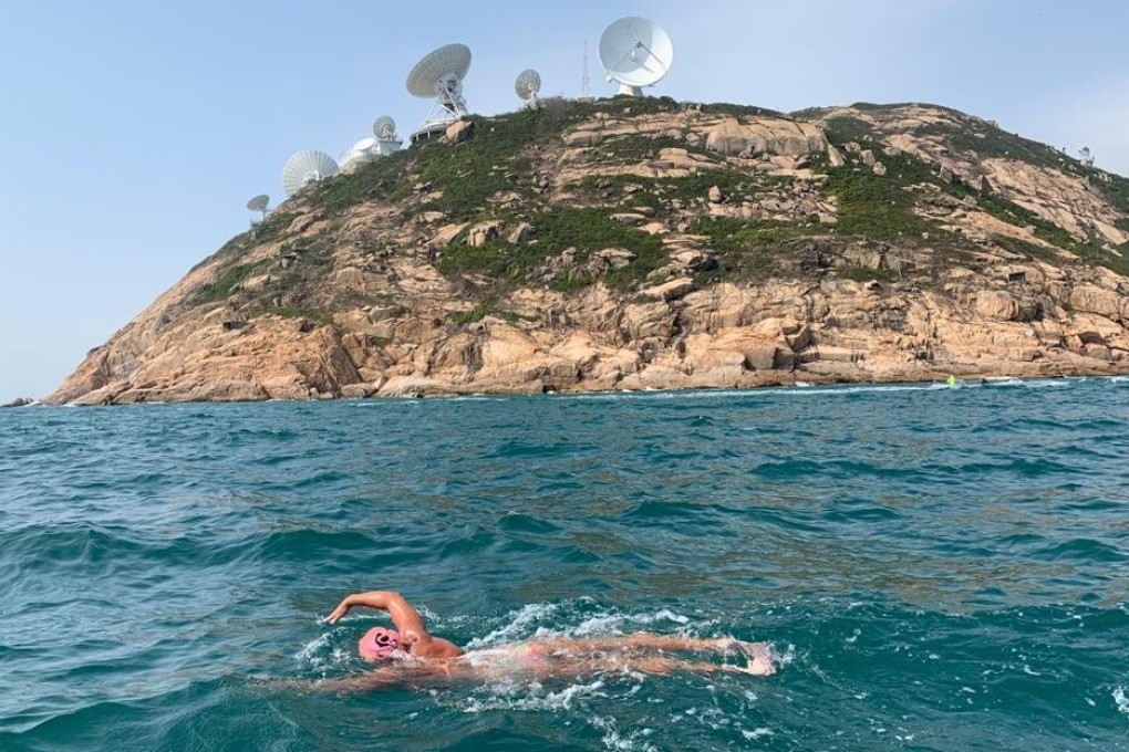Sandra Taylor, out in the ocean before the pandemic started, said the Hong Kong government needs to seriously consider the swimming community. Photo: Handout