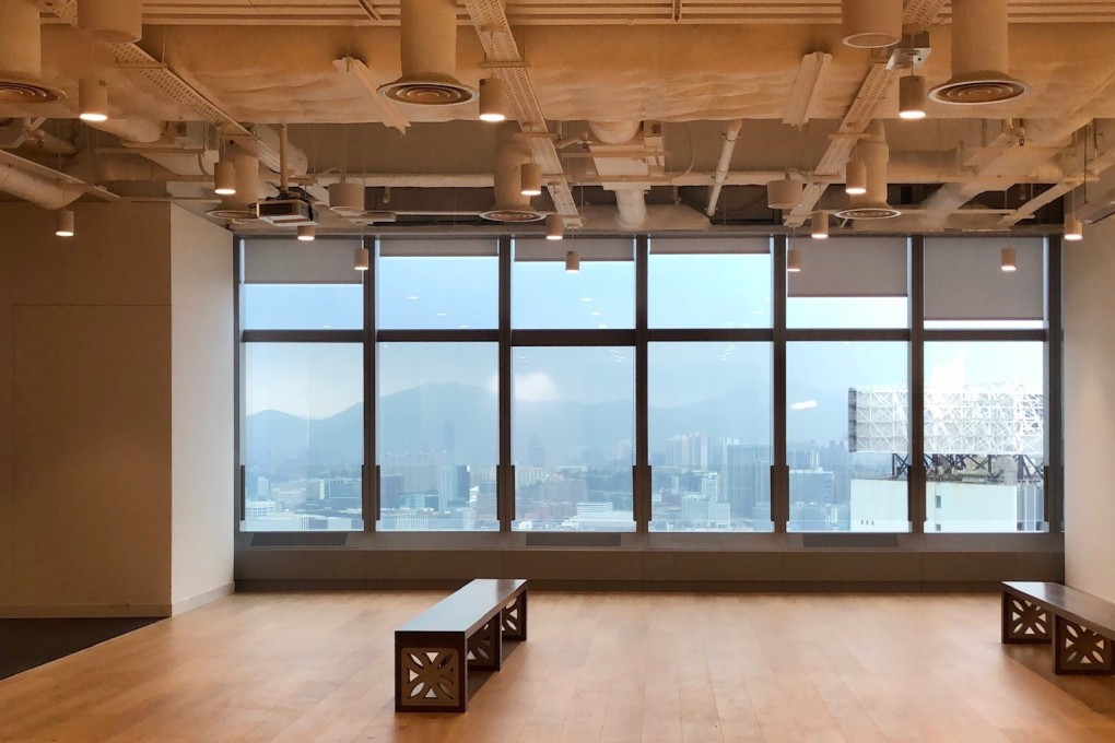 A space abandoned by WeWork in Hong Kong’s Causeway Bay district. Photo: Pearl Liu