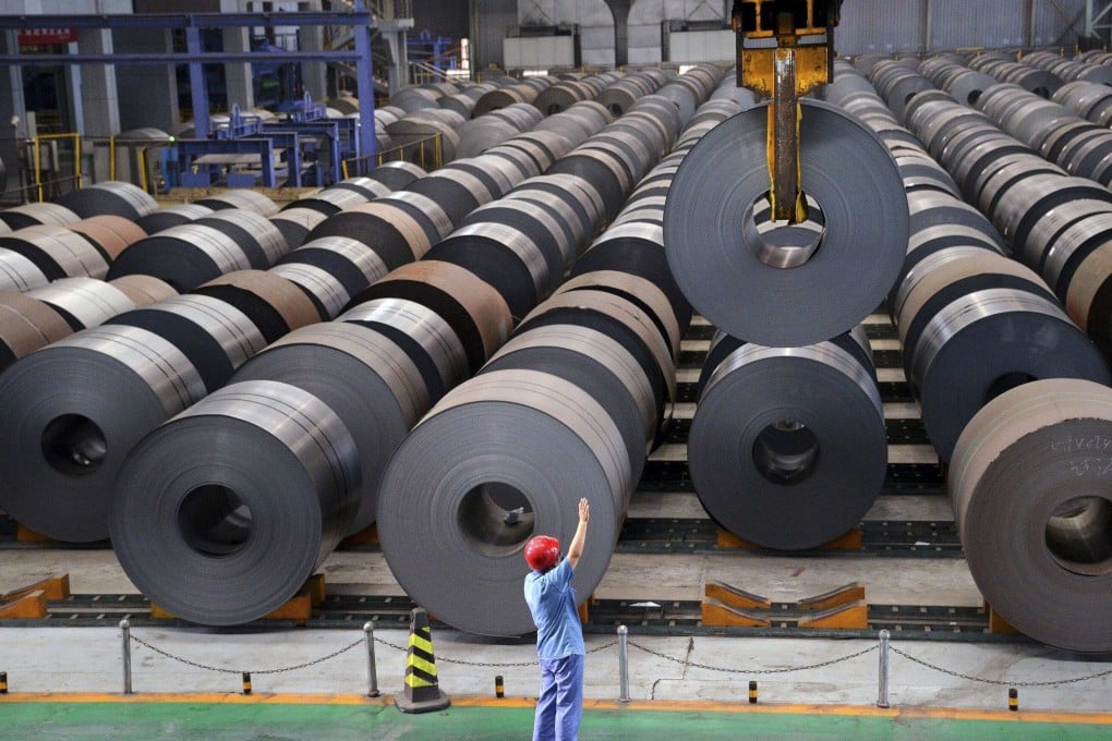China, the world’s biggest steel producer, has long been accused of flooding the international market with cheap, subsidised steel. Photo: Reuters