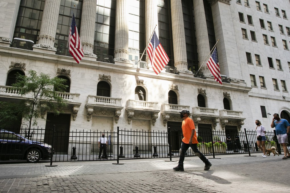 New York Stock Exchange on Tuesday, July 21, 2020. Photo: AP